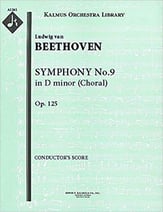 Symphony No. 9 Op. 125 in D Min-Set B Orchestra sheet music cover